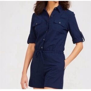 J McLaughlin navy blue romper size M